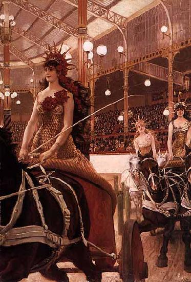 James Tissot The Ladies of the Cars oil painting picture